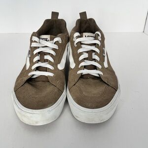 Vans Old Skool Men’s Sz 11 Tan Beige Suede Skater Off The Wall Shoes